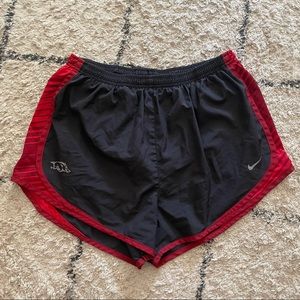 Nike Dri Fit Arkansas Razorback Shorts